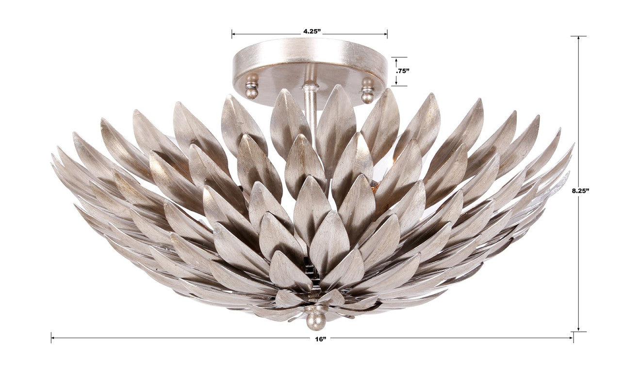 Semi-Flush Mts.-Crystorama-505