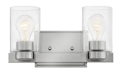 Hinkley Miley Bath Vanity Light Steel, Brushed Nickel