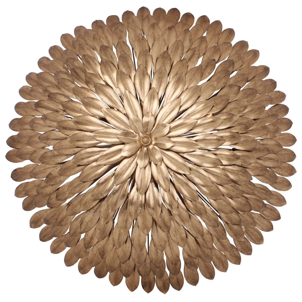 Crystorama Broche Flush Mount Antique Silver