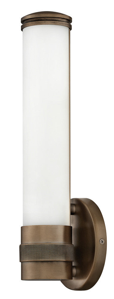 Hinkley Remi Small Led Sconce Aluminum, Bronze, Champagne Bronze