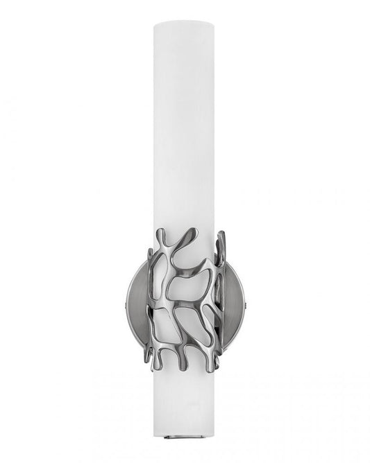 Hinkley Lyra Small LED Sconce Aluminum, Nickel, Brushed Nickel