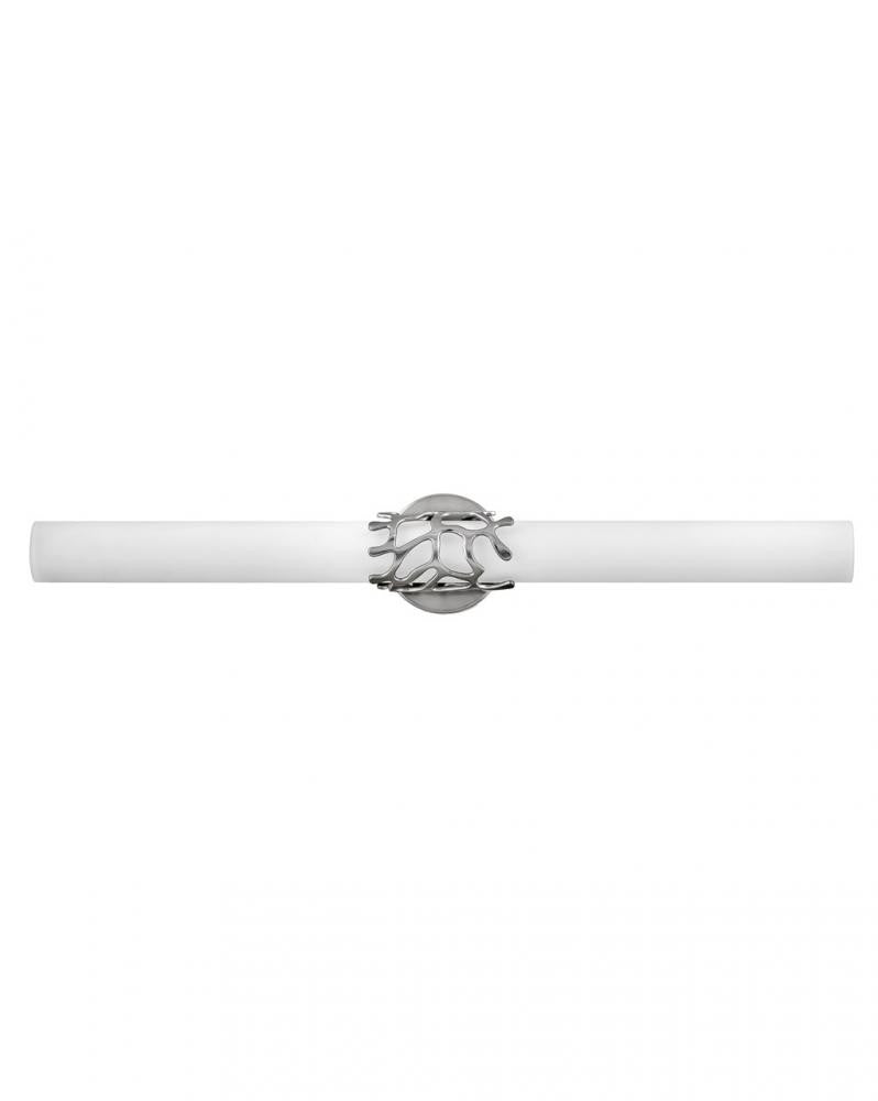 Hinkley Lyra Large LED Vanity Light Aluminum, Nickel, Brushed Nickel