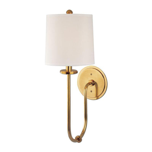 Hudson Valley Jericho Wall Sconce Aged Brass