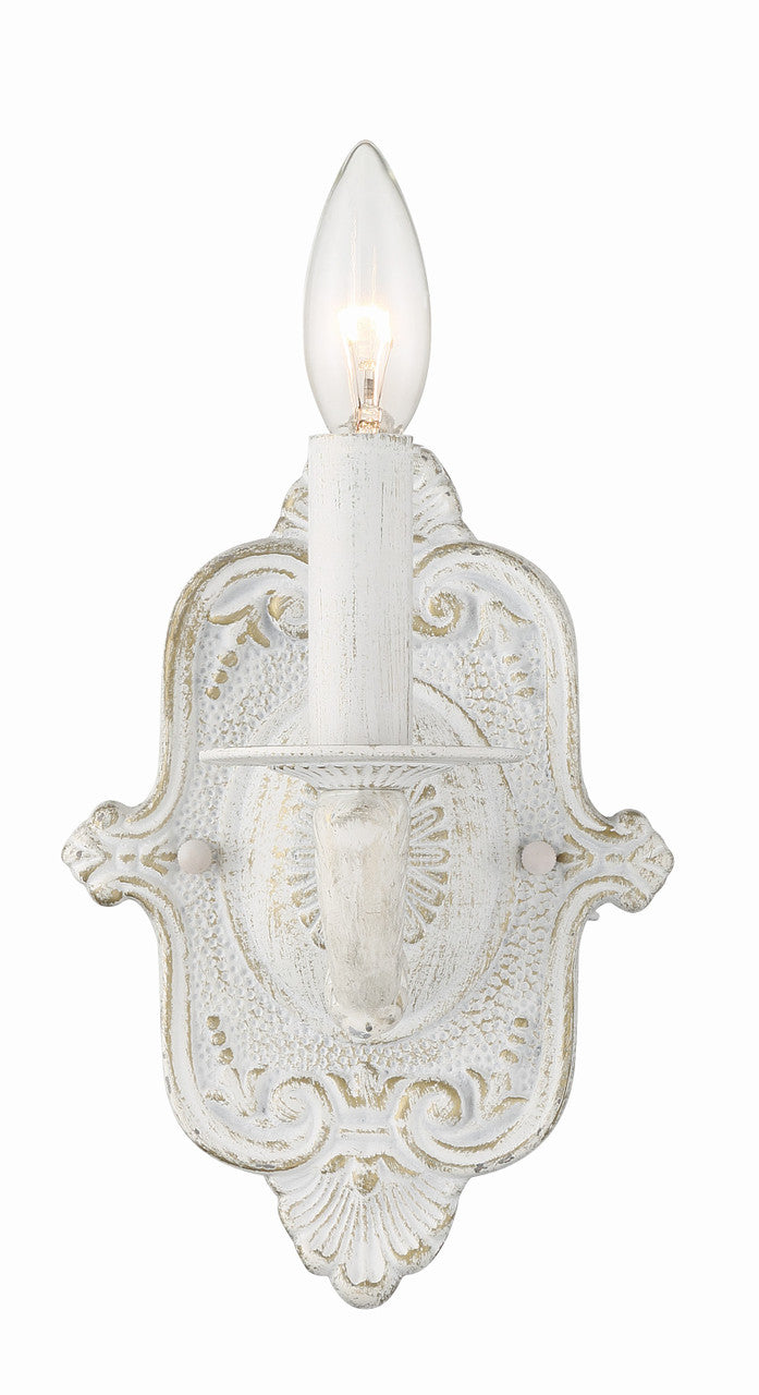 Crystorama Paris Market 1 Light Wall Sconce