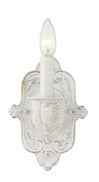 Crystorama Paris Market 1 Light Wall Sconce