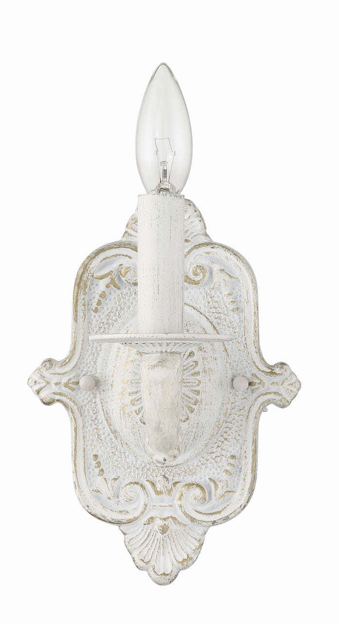 Crystorama Paris Market 1 Light Wall Sconce