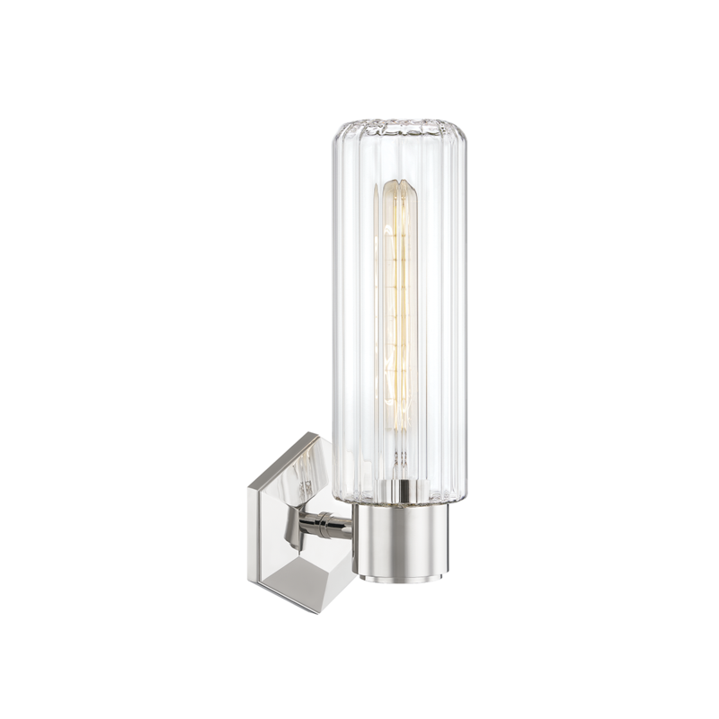 Hudson Valley Roebling Wall Sconce Polished Nickel
