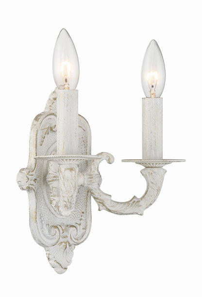 Crystorama Paris Market 2 Light Wall Sconce