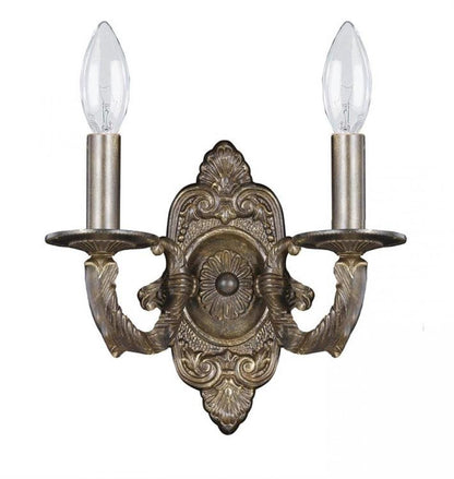 Crystorama Paris Market 2 Light Wall Sconce
