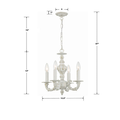 Crystorama Paris Market Mini Chandelier 