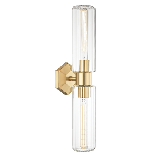 Hudson Valley Roebling Wall Sconce Antique Brass