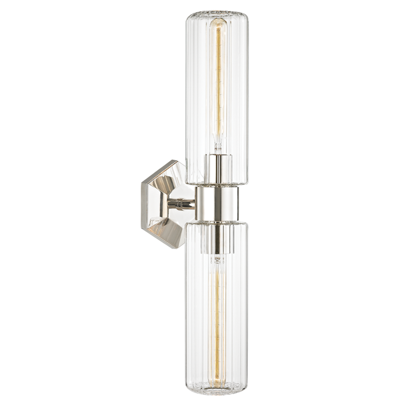 Hudson Valley Roebling Wall Sconce Polished Nickel