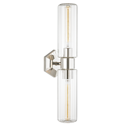 Hudson Valley Roebling Wall Sconce Polished Nickel