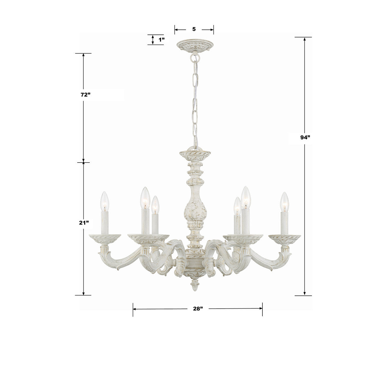 Crystorama Paris Market Chandelier
