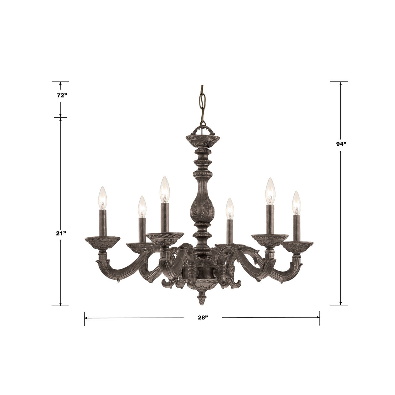 Crystorama Paris Market Chandelier