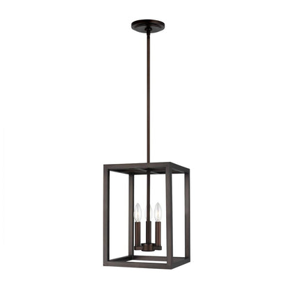 Generation Lighting Moffet Street Small Three Light Hall / Foyer Burnt Sienna