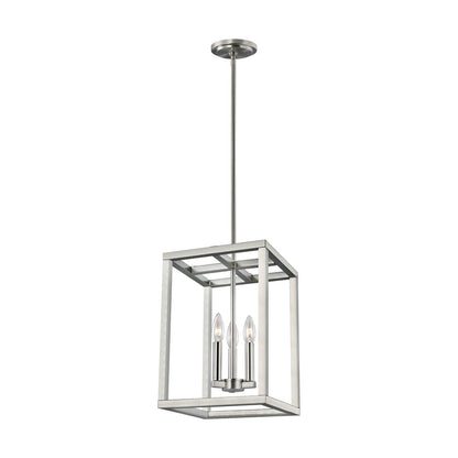 Generation Lighting Moffet Street Small Three Light Hall / Foyer Brushed Nickel