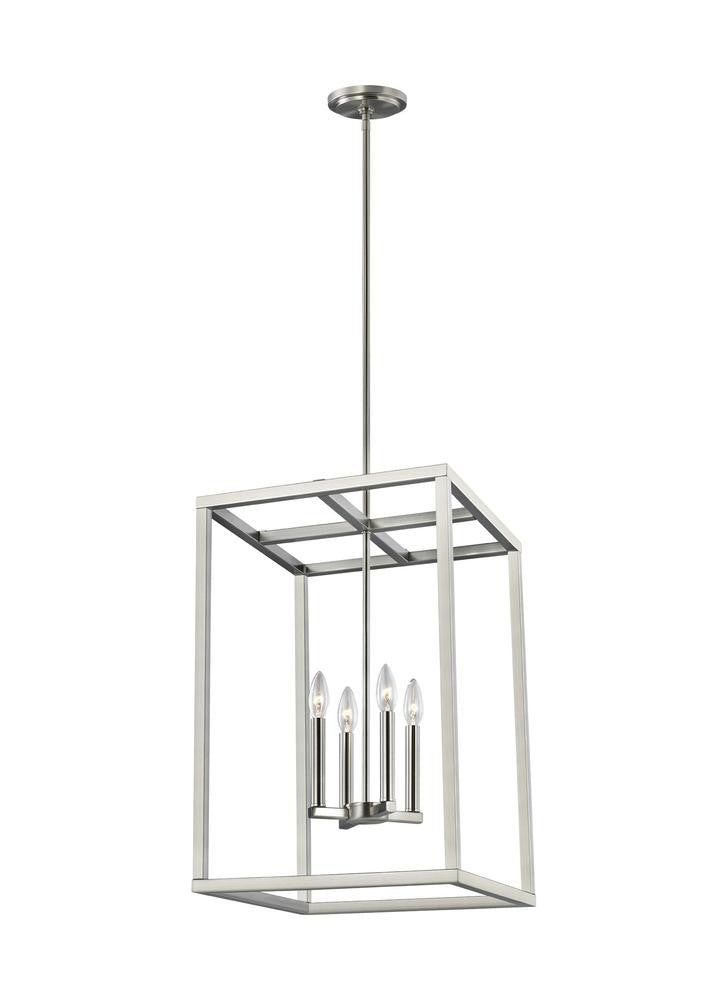 Generation Lighting Moffet Street Medium Four Light Hall / Foyer Brushed Nickel