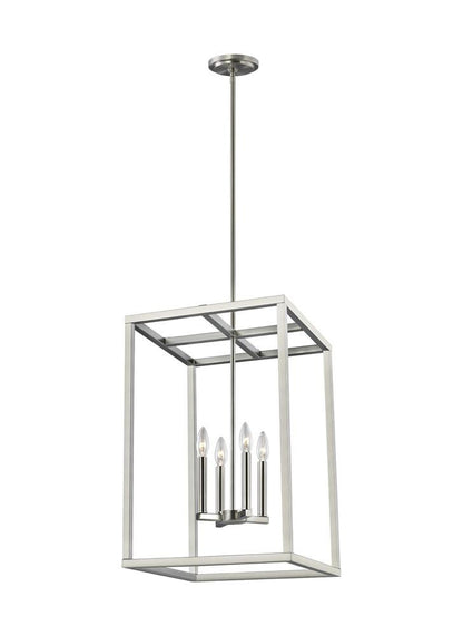 Generation Lighting Moffet Street Medium Four Light Hall / Foyer Brushed Nickel