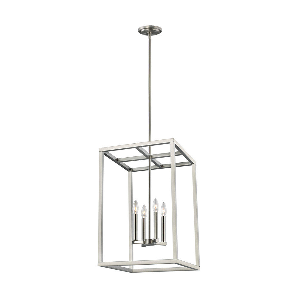 Generation Lighting Moffet Street Medium Four Light Hall / Foyer Brushed Nickel