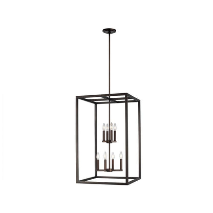 Generation Lighting Moffet Street Large Eight Light Hall / Foyer Bronze