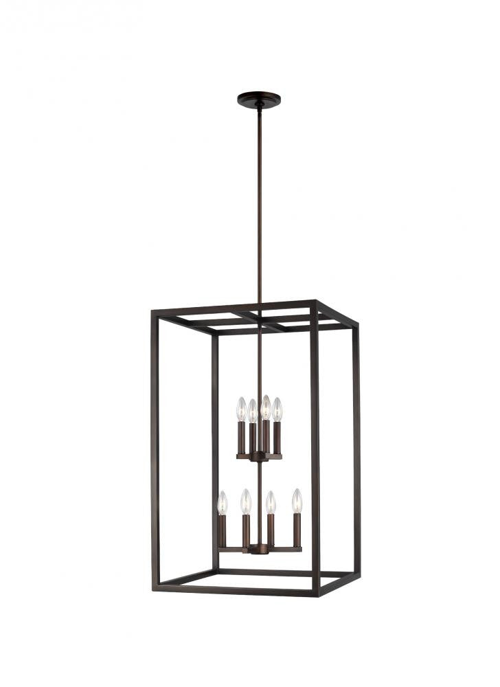 Generation Lighting Moffet Street Large Eight Light Hall / Foyer Bronze