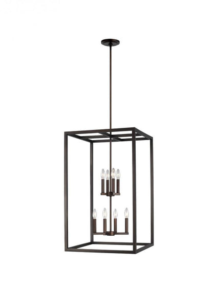 Generation Lighting Moffet Street Large Eight Light Hall / Foyer Bronze