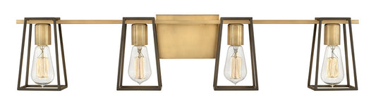 Hinkley Filmore Bath Vanity Light Brass, Steel, Heritage Brass