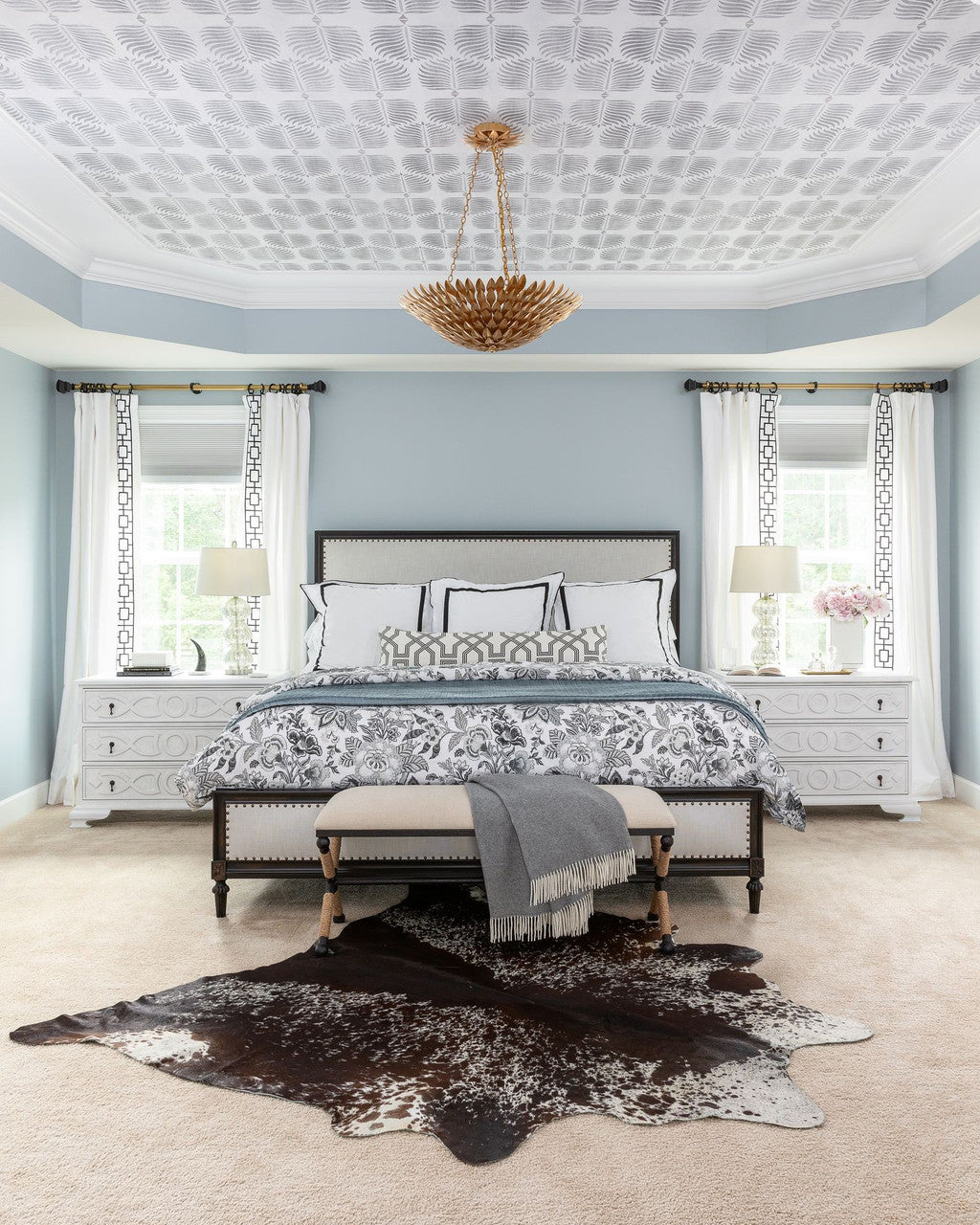 Crystorama Broche 6 Light Chandelier Matte White