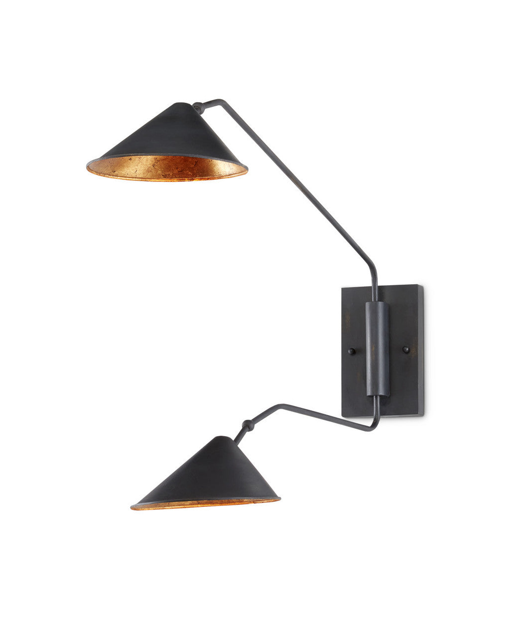 Serpa Double Wall Sconce Currey and Company 5172