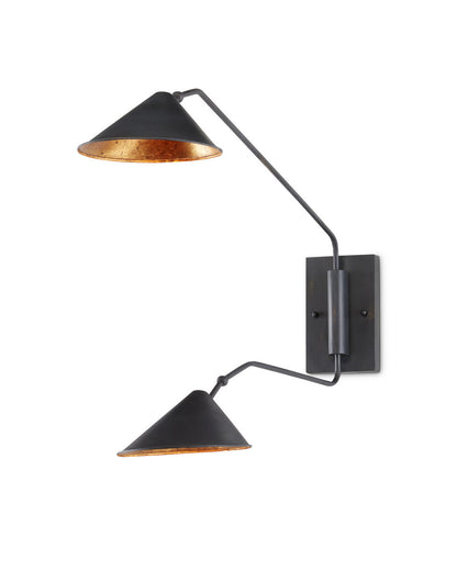 Serpa Double Wall Sconce Currey and Company 5172