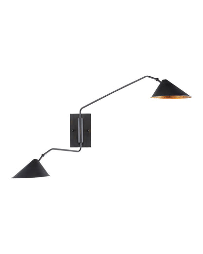 Serpa Double Wall Sconce Currey and Company 5172