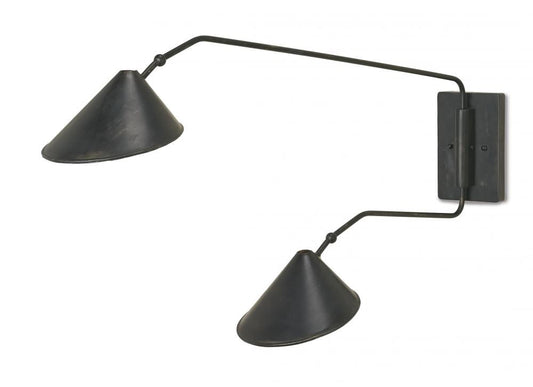 Serpa Double Wall Sconce Currey and Company 5172