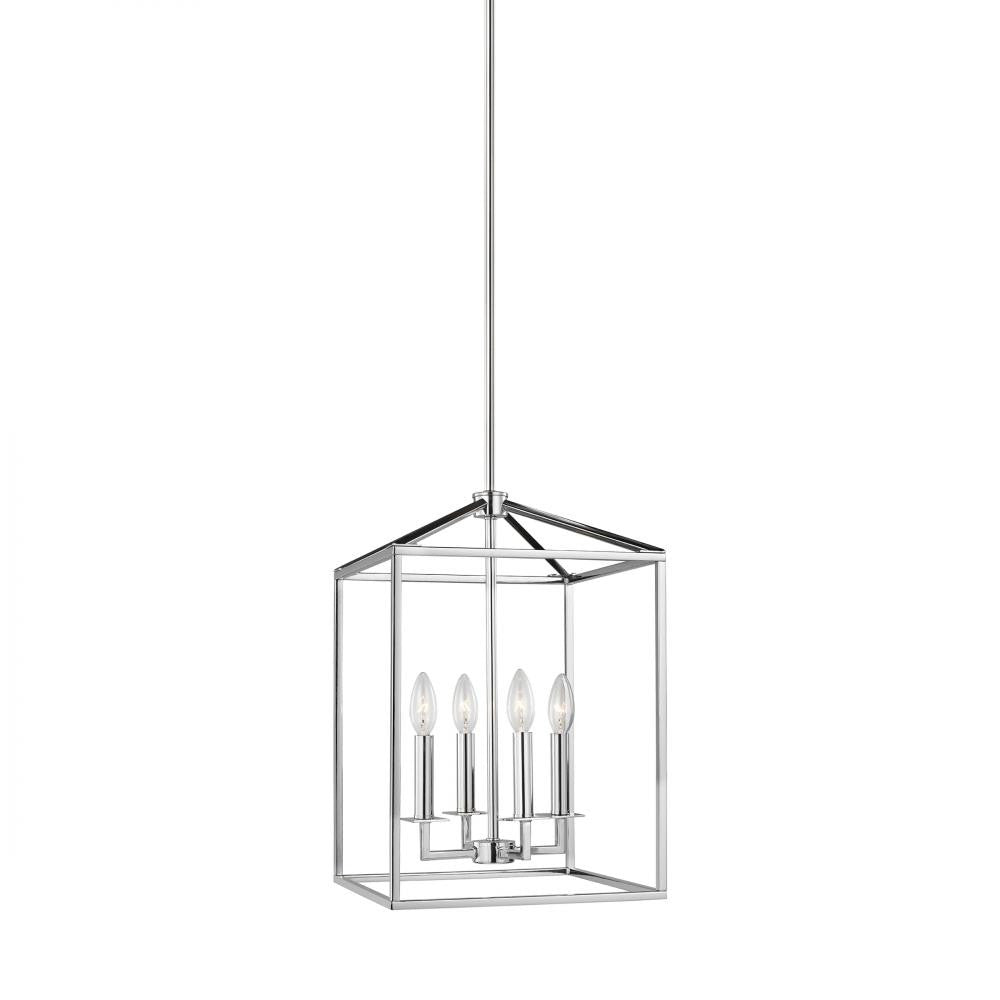 Generation Lighting Perryton Small Four Light Hall / Foyer Chrome