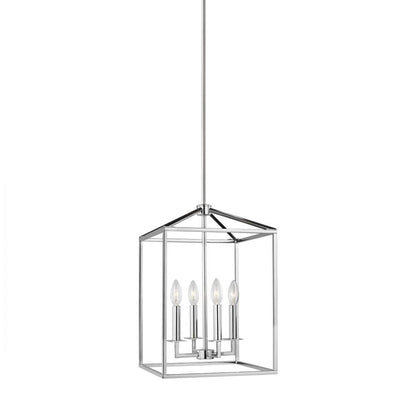 Generation Lighting Perryton Small Four Light Hall / Foyer Chrome