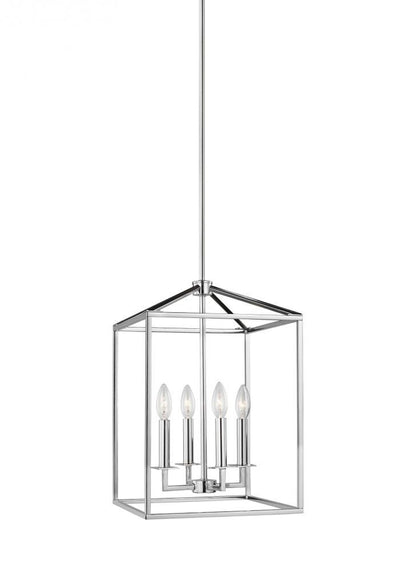 Generation Lighting Perryton Small Four Light Hall / Foyer Chrome