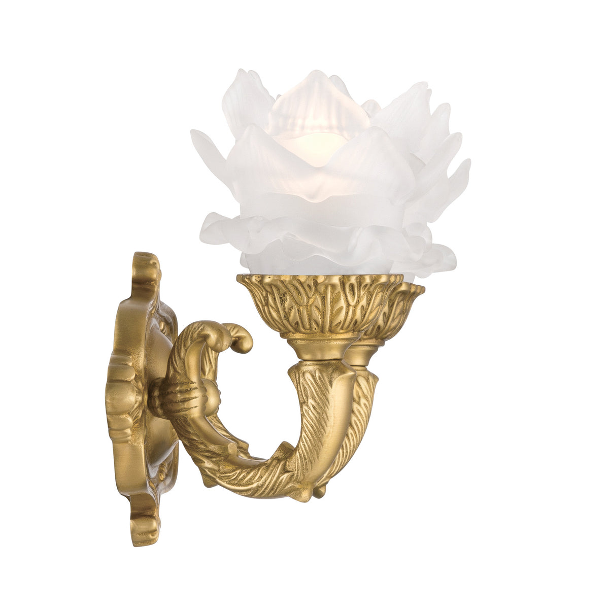Crystorama Mayfield 2-Light Wall Sconce Aged Brass - detail