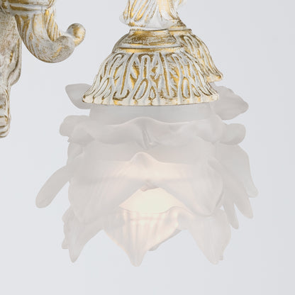 Crystorama Mayfield 2-Light Wall Sconce Antique White - detail