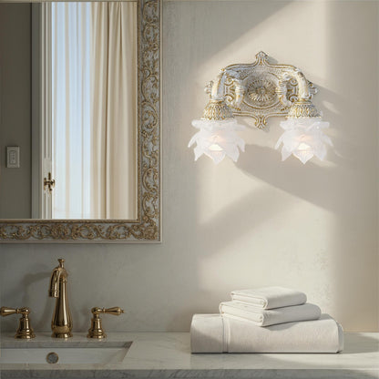 Crystorama Mayfield 2-Light Wall Sconce Antique White - lifestyle