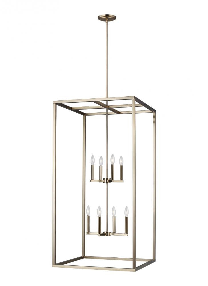 Generation Lighting Moffet Street Extra Large Eight Light Hall / Foy Satin Bronze