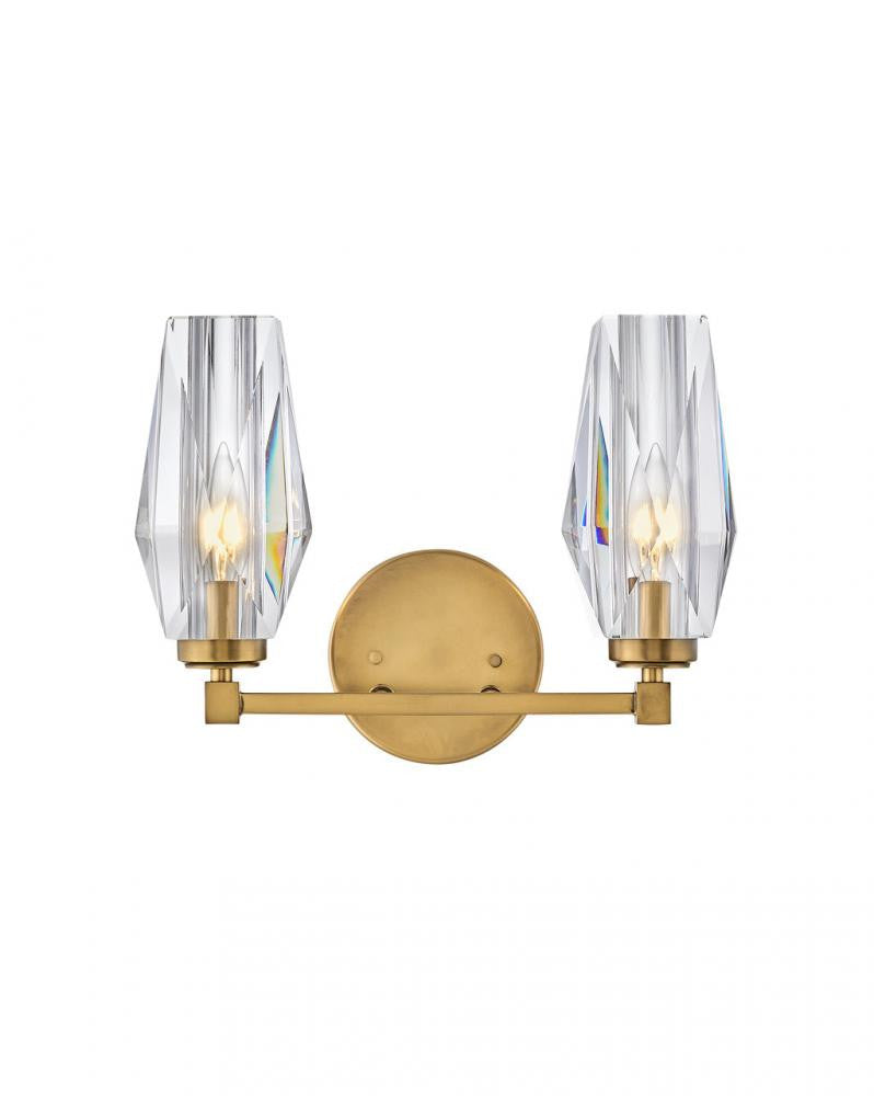 Hinkley Ana Bath Vanity Light Brass, Heritage Brass