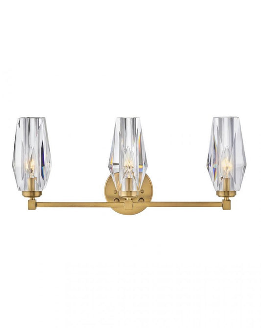 Hinkley Ana Bath Vanity Light Brass, Steel, Heritage Brass