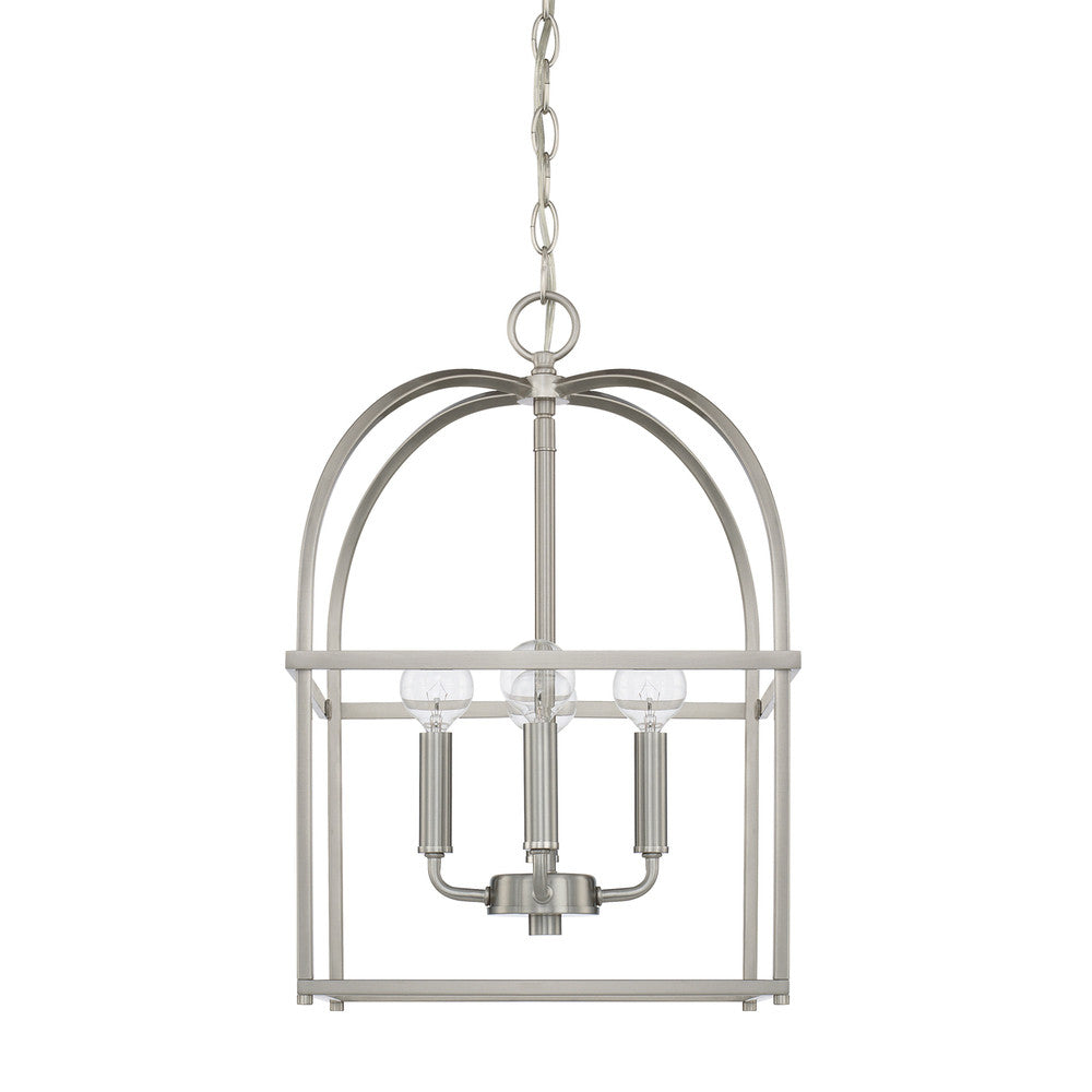 Capital Aubrey 4-Light Foyer Pendant - Brushed Nickel