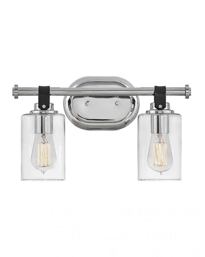 Hinkley Halstead Bath Vanity Light Chrome, Steel