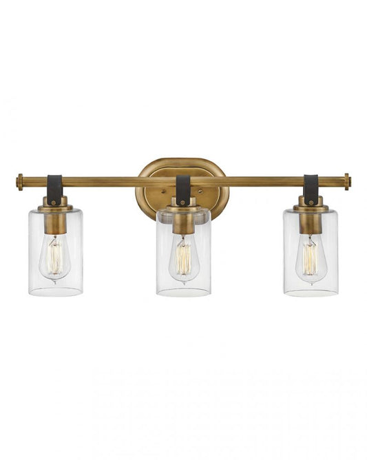 Hinkley Halstead Bath Vanity Light Brass, Steel, Heritage Brass