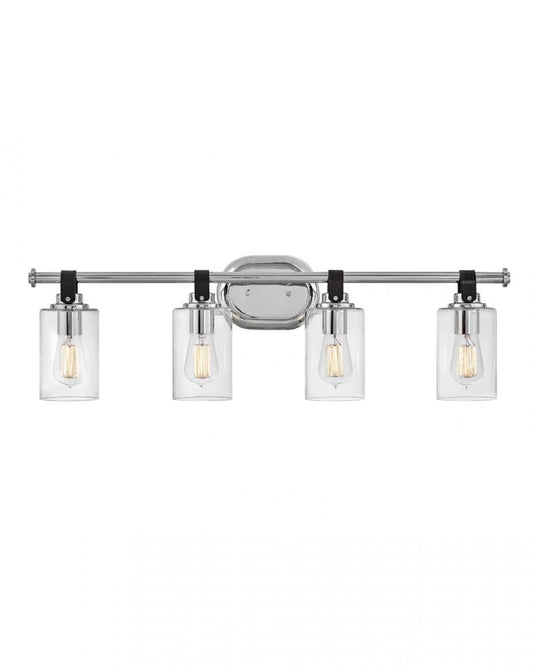 Hinkley Halstead Bath Vanity Light Chrome, Steel