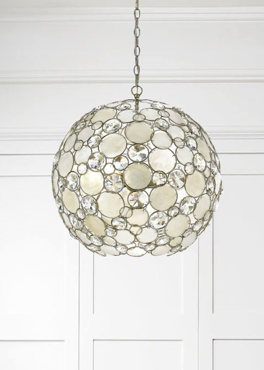 Crystorama Palla 6 Lights Chandelier