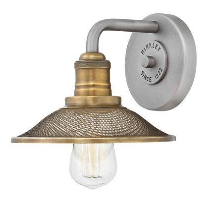Hinkley Rigby Bath Vanity Light Nickel, Steel, Antique Nickel