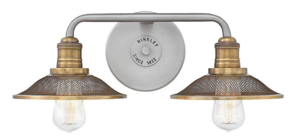 Hinkley Rigby Bath Vanity Light Antique Nickel