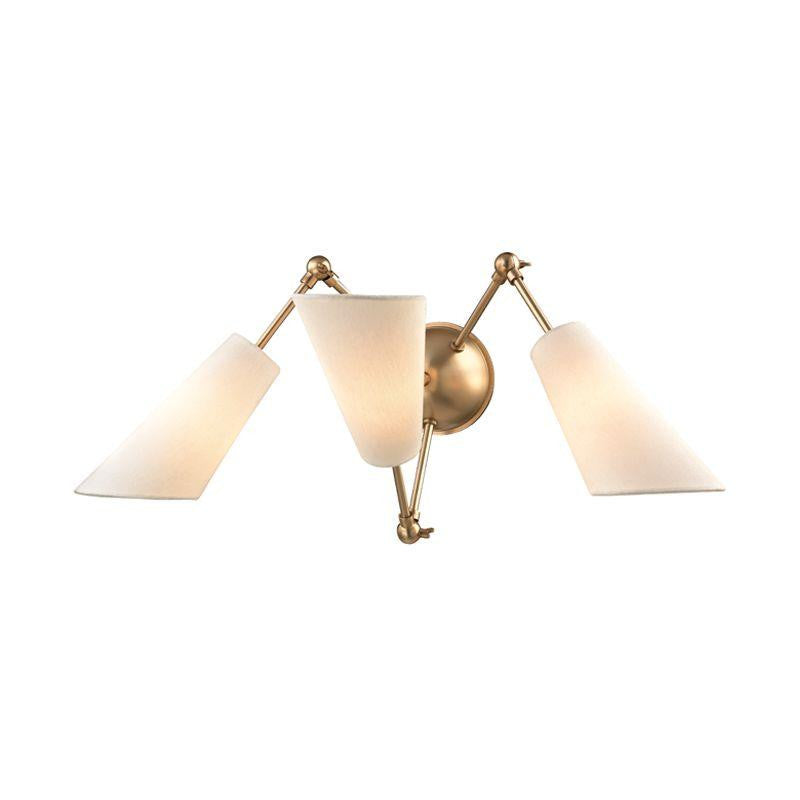 Hudson Valley Buckingham Wall Sconce Aged Brass